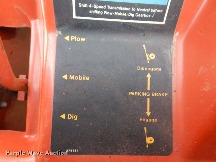 image for item MF9068 Ditch Witch 5110  vibratory cable plow