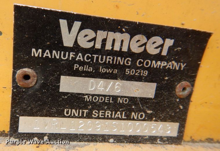 image for item MF9070 1995 Vermeer D6  directional boring unit