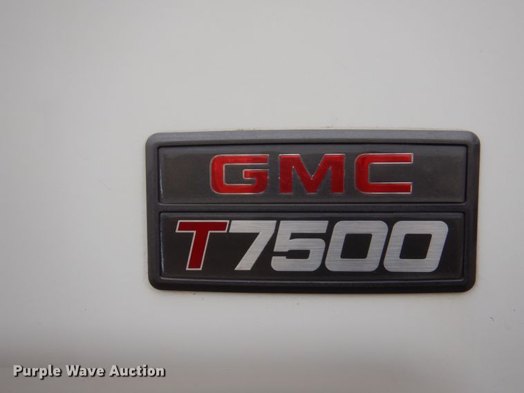 image for item MF9556 1998 GMC T7500  street sweeper truck