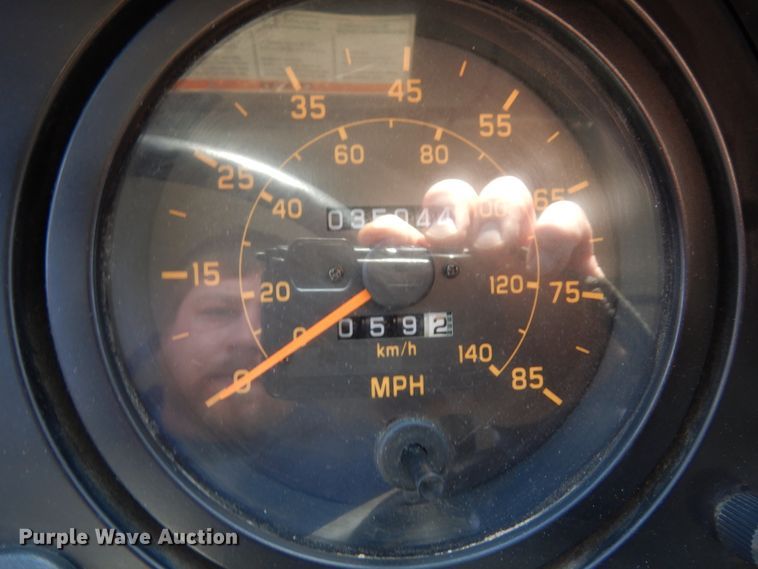 image for item MF9556 1998 GMC T7500  street sweeper truck