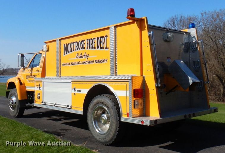 image for item MF9594 1997 Ford F700  pumper fire truck