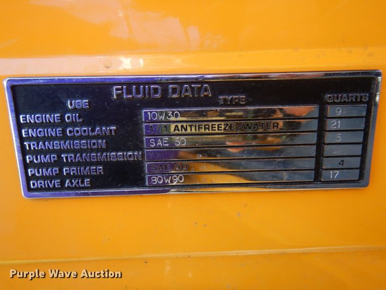 image for item MF9594 1997 Ford F700  pumper fire truck