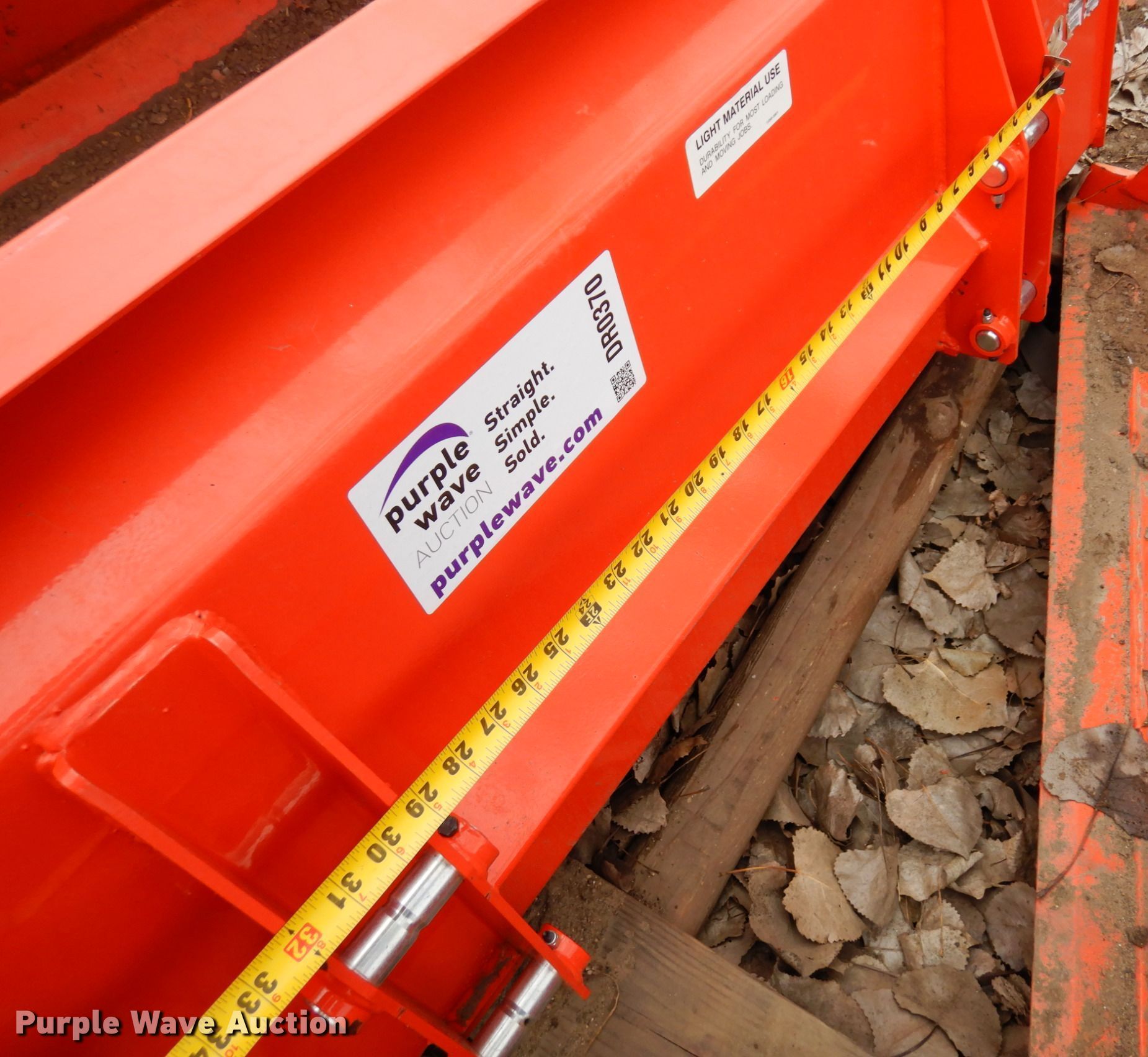 Kubota (3) Kubota tractor buckets in Shakopee, MN Item DR0370 sold