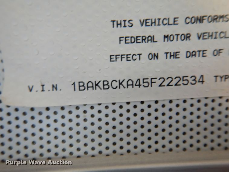 image for item DK0945 2005 Blue Bird Vision  school bus