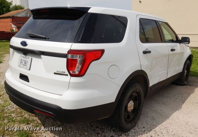 image for item DK0950 2017 Ford Explorer Police Interceptor  SUV