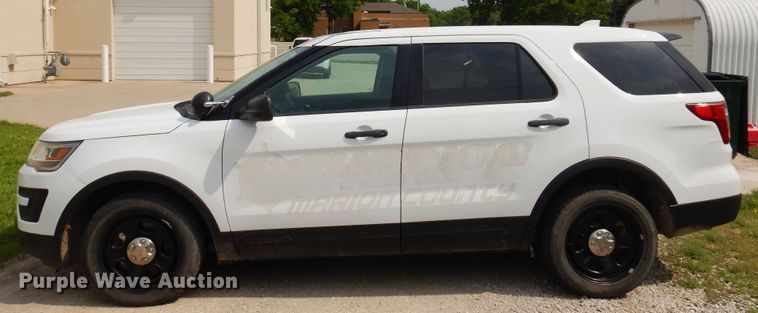 image for item DK0950 2017 Ford Explorer Police Interceptor  SUV