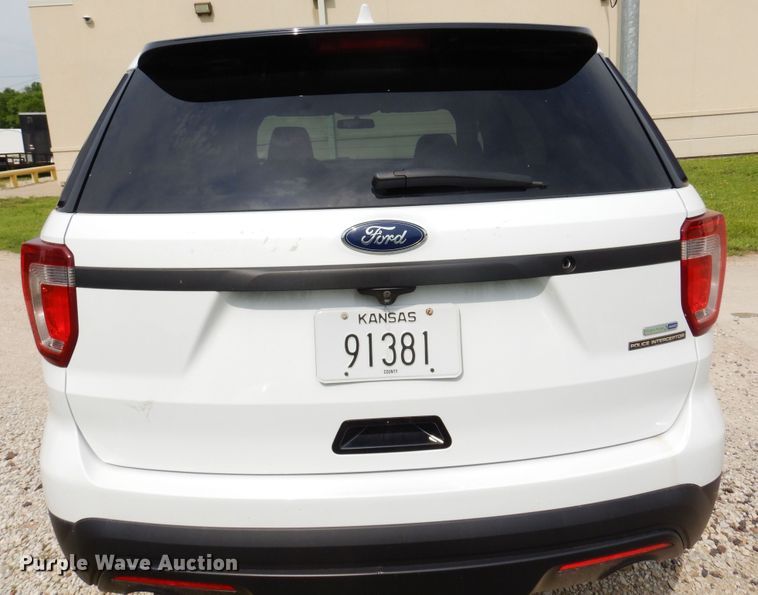 image for item DK0950 2017 Ford Explorer Police Interceptor  SUV