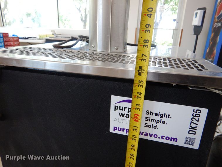 image for item DK7265 Glastender KC24-NC-BS1(R)  kegerator cooler