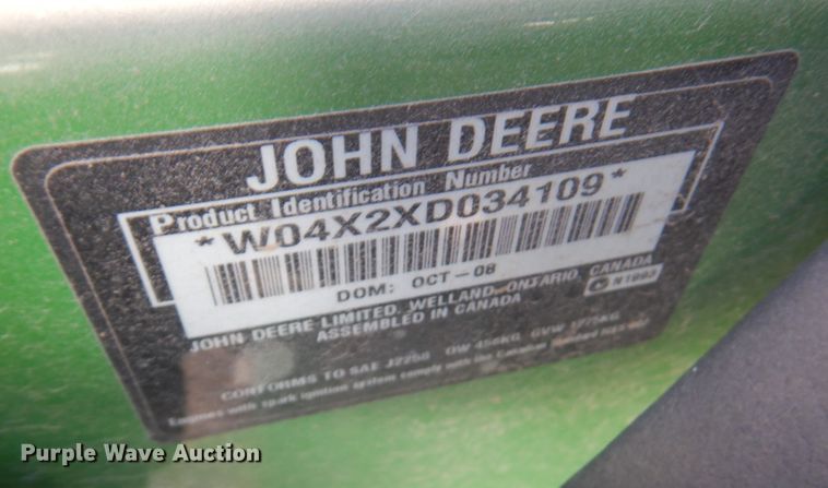 image for item DM6205 2008 John Deere Gator TX  utility vehicle