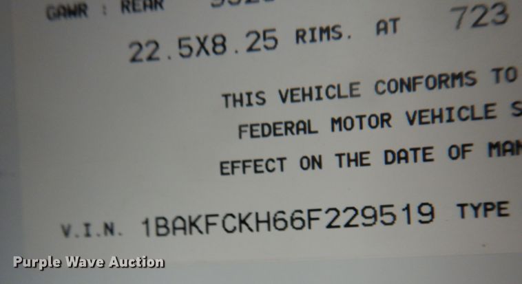 image for item DN0297 2006 Blue Bird Vision  school bus