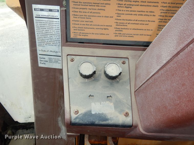 image for item DN1526 1992 Case 580 Super K  backhoe