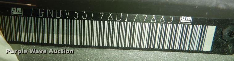 image for item DN1558 2008 Chevrolet Uplander LT  van