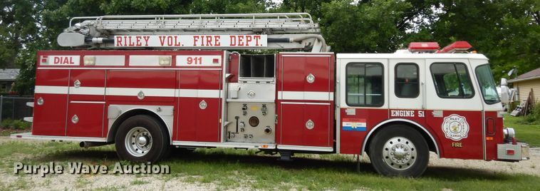 image for item DN1560 1989 Federal Eone  ladder fire truck