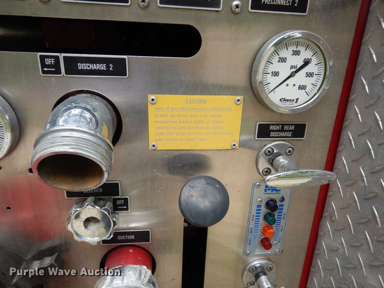 image for item DN1560 1989 Federal Eone  ladder fire truck