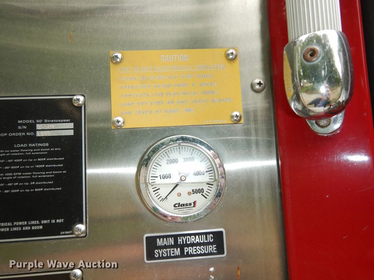 image for item DN1560 1989 Federal Eone  ladder fire truck
