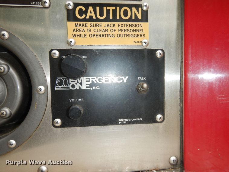 image for item DN1560 1989 Federal Eone  ladder fire truck