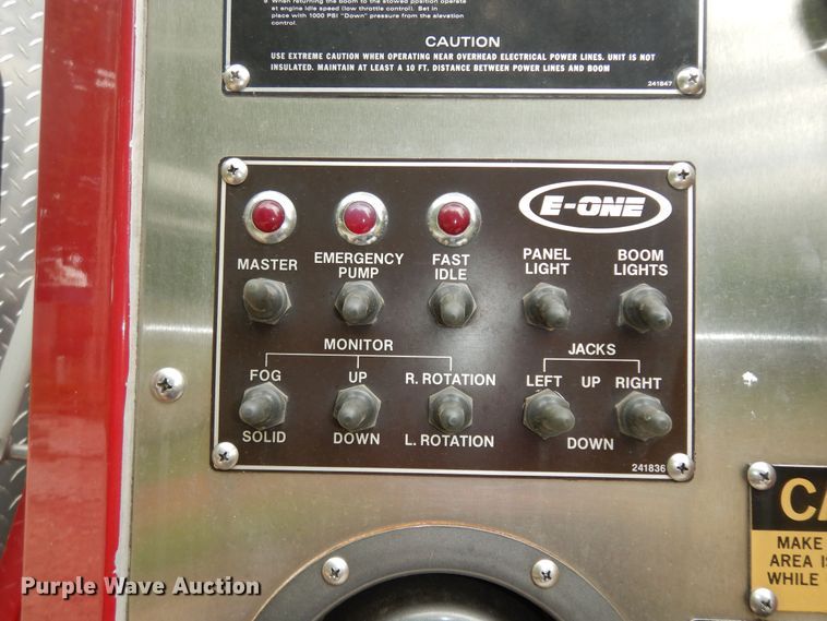 image for item DN1560 1989 Federal Eone  ladder fire truck