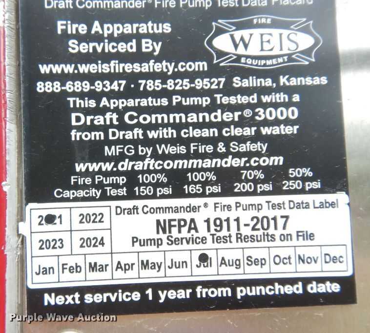 image for item DN1560 1989 Federal Eone  ladder fire truck
