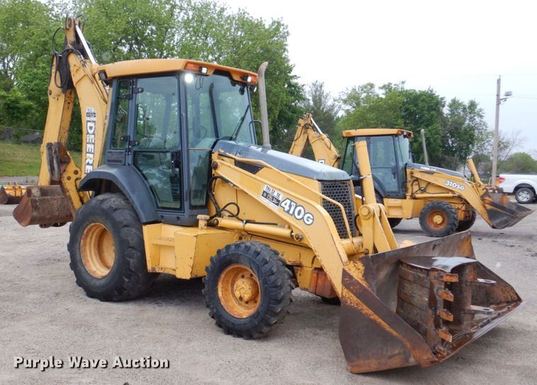 image for item DN7444 2003 John Deere 410G  backhoe