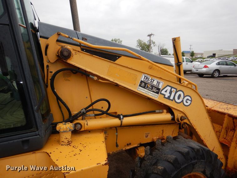image for item DN7444 2003 John Deere 410G  backhoe