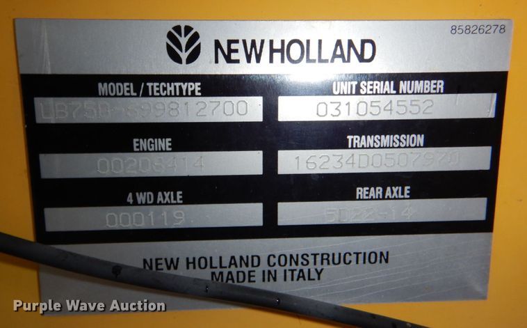 image for item DN7445 2005 New Holland LB90B  backhoe