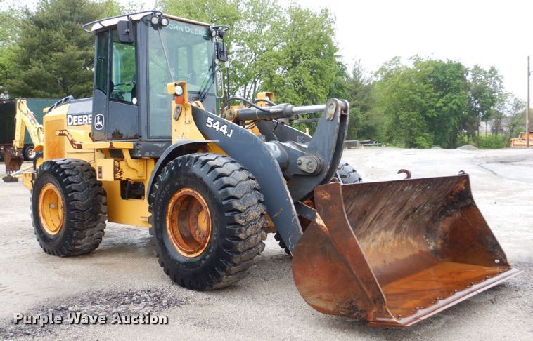 image for item DN7446 2007 John Deere 544J  wheel loader
