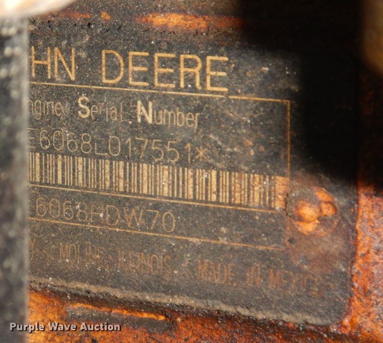 image for item DN7446 2007 John Deere 544J  wheel loader