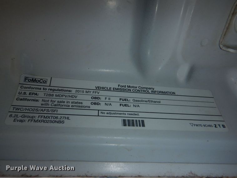 image for item DN7482 2015 Ford F250 Super Duty XLT  SuperCab pickup truck