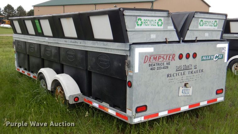 image for item DN7484 2010 Dempster  recycle trailer