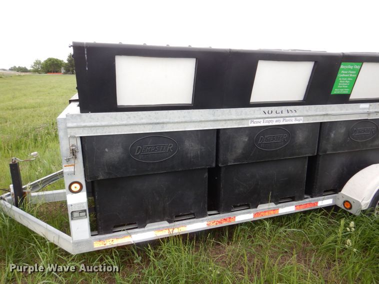 image for item DN7484 2010 Dempster  recycle trailer