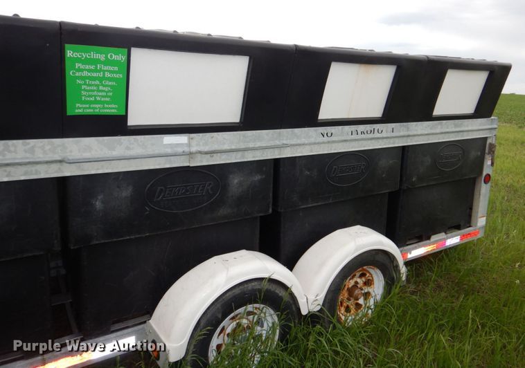 image for item DN7484 2010 Dempster  recycle trailer