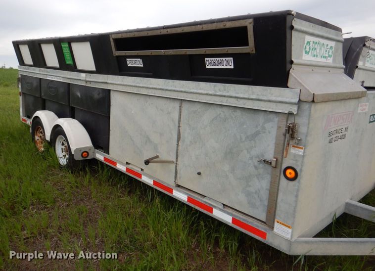 image for item DN7484 2010 Dempster  recycle trailer