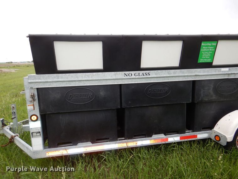 image for item DN7485 2010 Dempster  recycle trailer