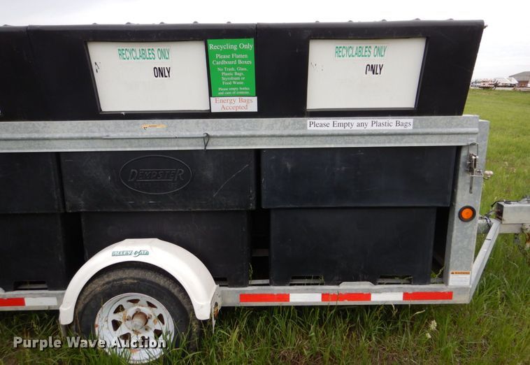 image for item DN7486 2008 Dempster  recycle trailer