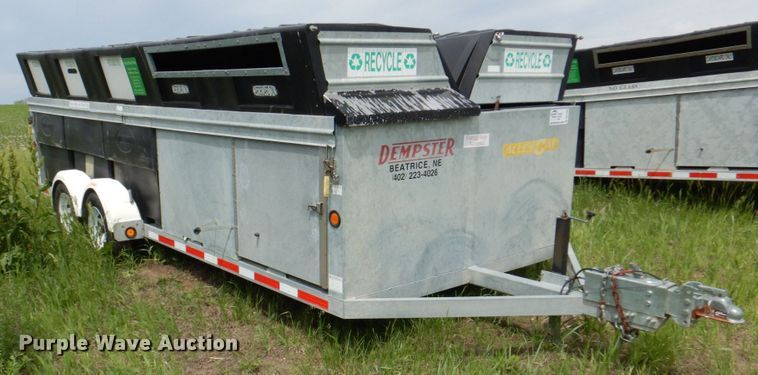 image for item DN7488 2011 Dempster  recycle trailer