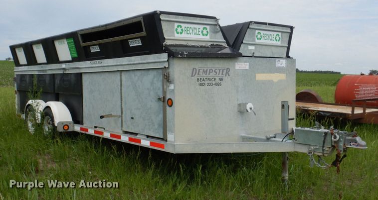 image for item DN7489 2010 Dempster  recycle trailer