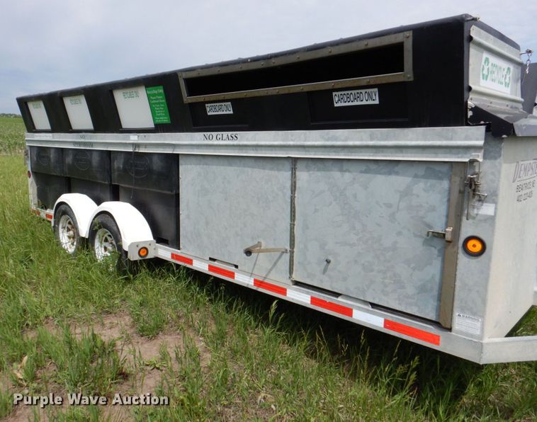 image for item DN7489 2010 Dempster  recycle trailer