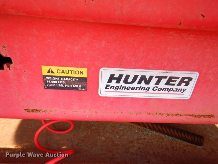 image for item DP4184 Hunter  four post alignment lift