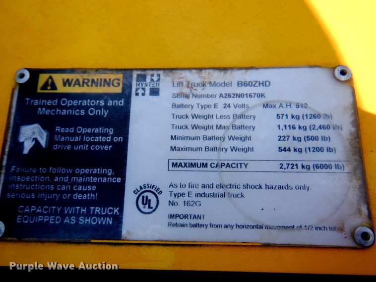 image for item DP4198 2015 Yale NR045AANL36SE089  forklift