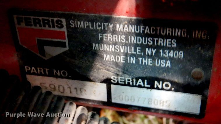 image for item DP4205 Ferris 590118  ZTR lawn mower