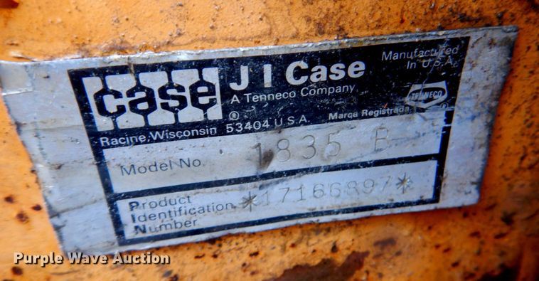 image for item DP4207 1985 Case 1835B  skid steer loader