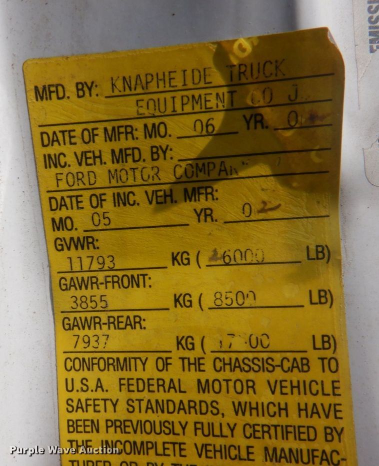 image for item DP5480 2003 Ford F650 Super Duty XL  flatbed truck