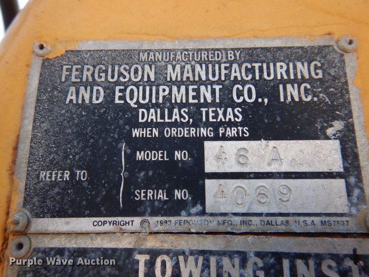 image for item DP5503 Ferguson 46A  double drum roller