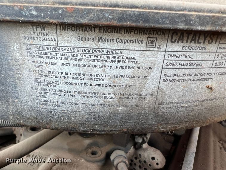 image for item DR1421 1993 Chevrolet C1500  Ext. Cab pickup truck