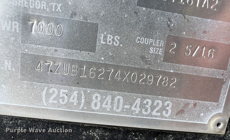 image for item DR1530 2004 Pacer CS716TA2  enclosed cargo trailer