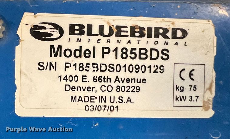 image for item DR1534 Blue Bird P185BDS  seeder