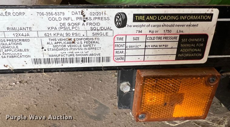 image for item DR1536 2011 Carry On  utility trailer