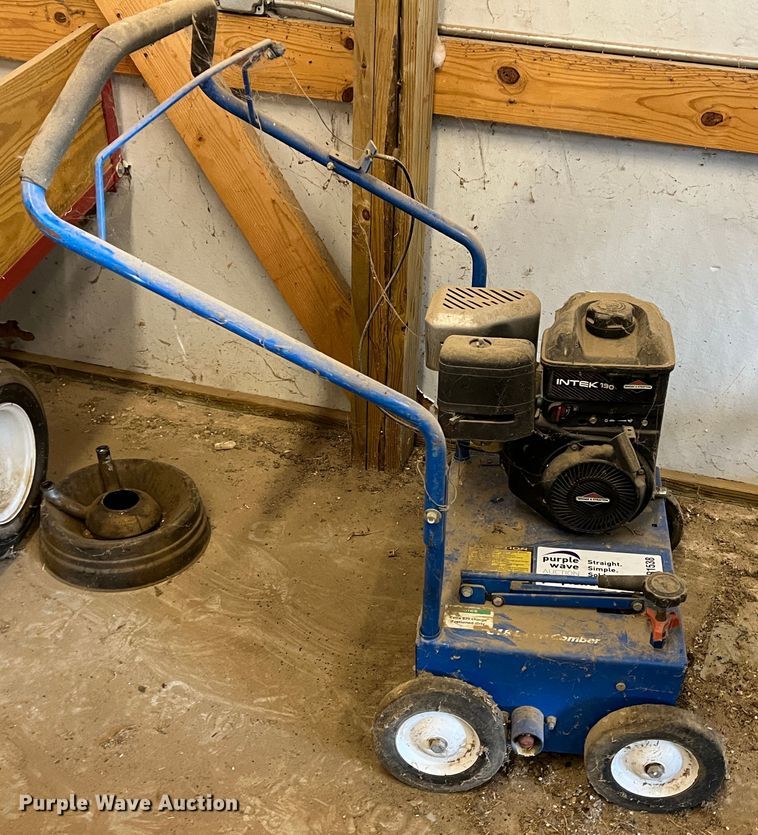 image for item DR1538 Blue Bird C18  dethatcher