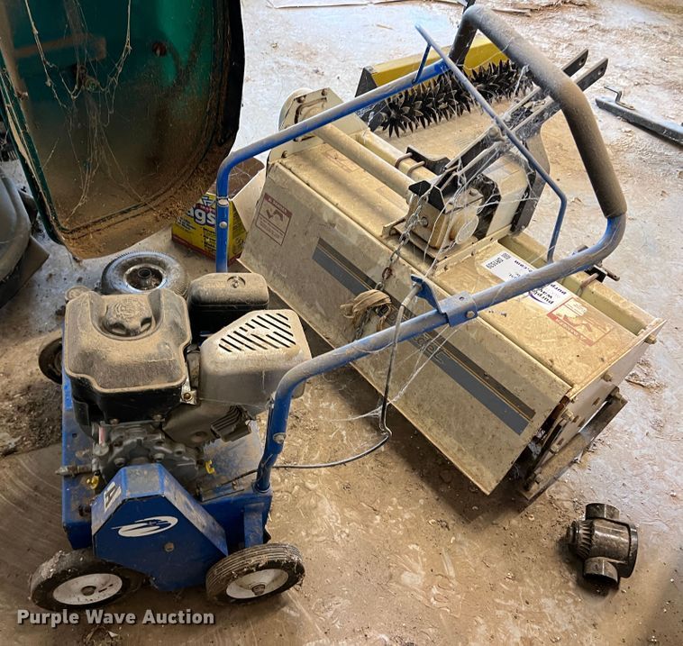 image for item DR1538 Blue Bird C18  dethatcher