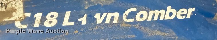 image for item DR1538 Blue Bird C18  dethatcher